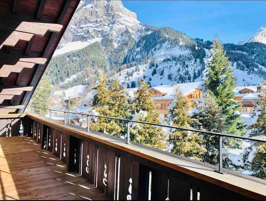 Unique Penthouse With Gallery And Mountain View Kandersteg Ngoại thất bức ảnh
