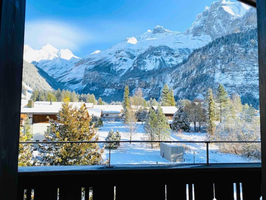 Unique Penthouse With Gallery And Mountain View Kandersteg Ngoại thất bức ảnh