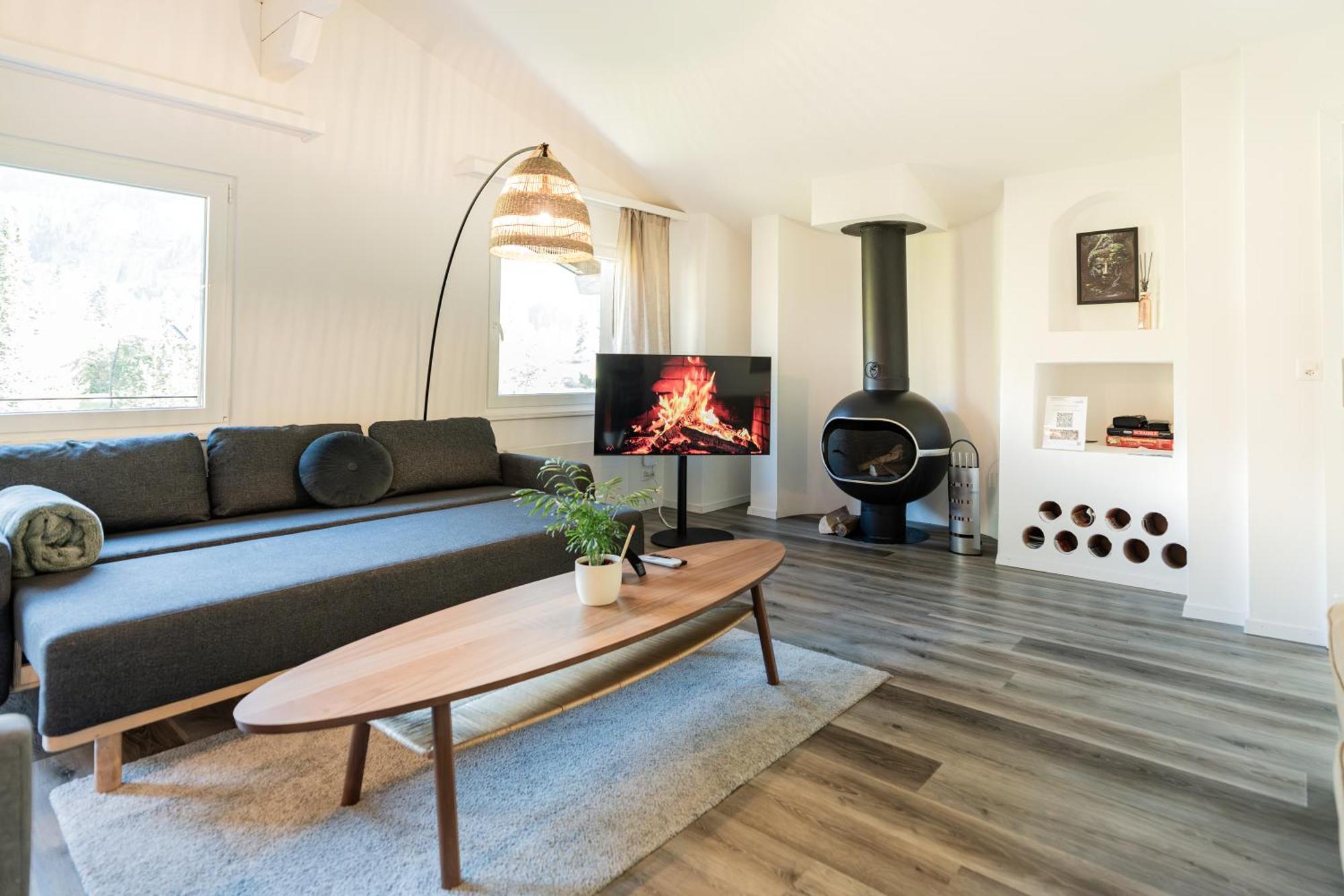 Unique Penthouse With Gallery And Mountain View Kandersteg Ngoại thất bức ảnh