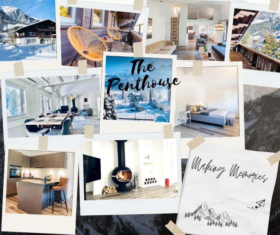 Unique Penthouse With Gallery And Mountain View Kandersteg Ngoại thất bức ảnh